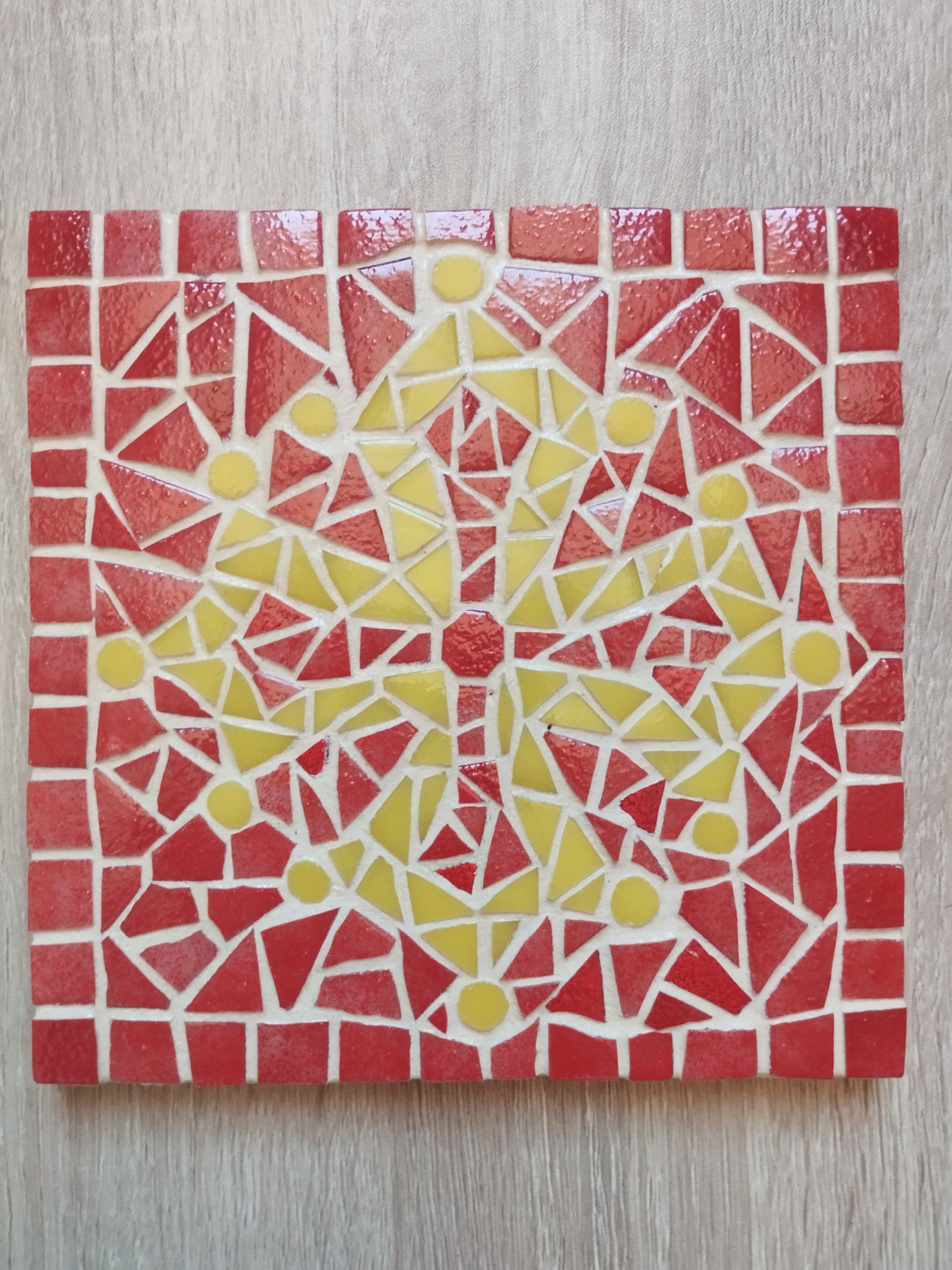 croix occitane en mosaïque