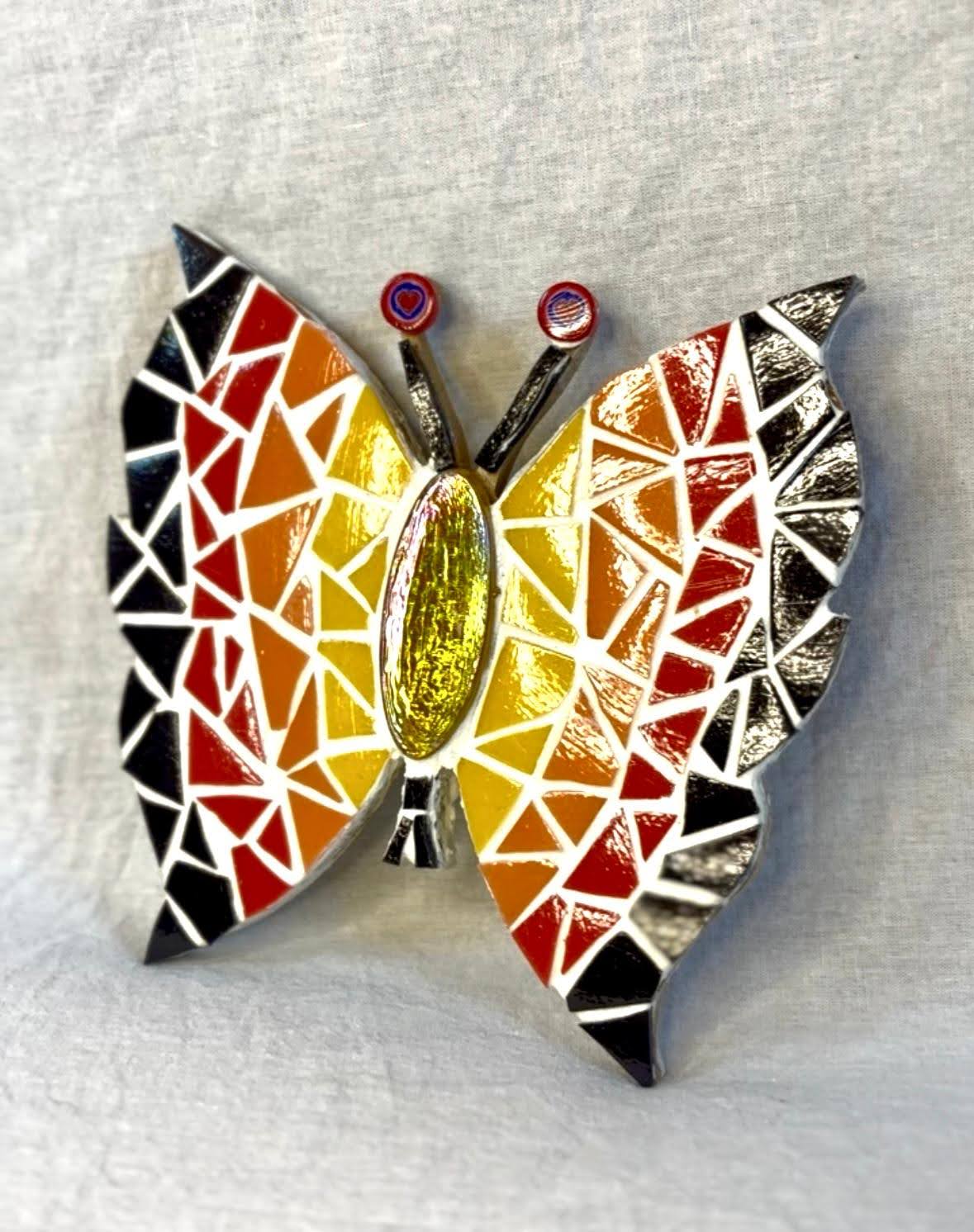 papillon en mosaïque