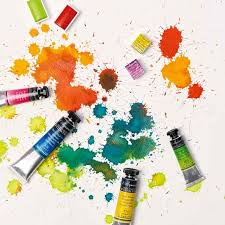 peinture aquarelle avec tâches